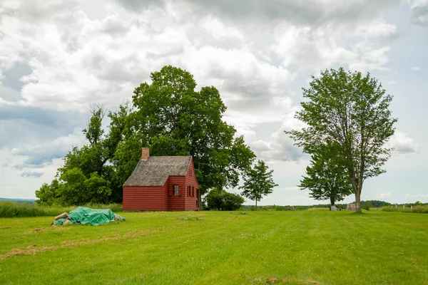 John Neilson Farmhouse i Saratoga National Historical Park, Saratoga County, Upstate New York, USA . – stockfoto