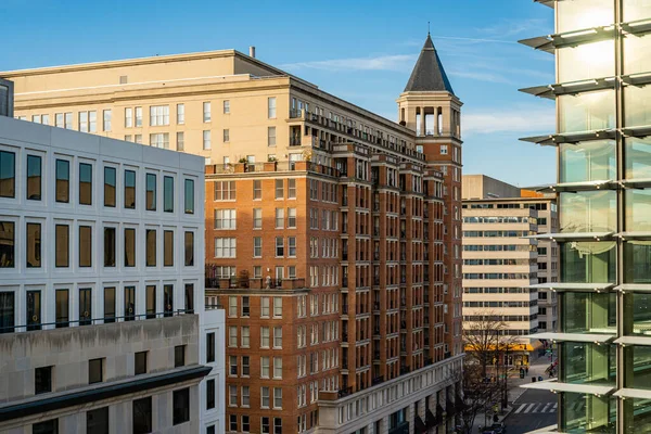 Washington Usa December Streets Architecture Washington Early Morning Washington Capital — Stock Photo, Image