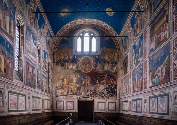 Padua Italia Julio 2017 Imitación Mármol Capilla Scrovegni Capilla Degli —  Fotos de Stock