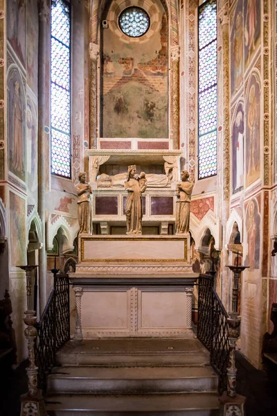 Padua Italy July 2017 Marble Implicature Scrovegni Chapel Cappella Degli — 스톡 사진