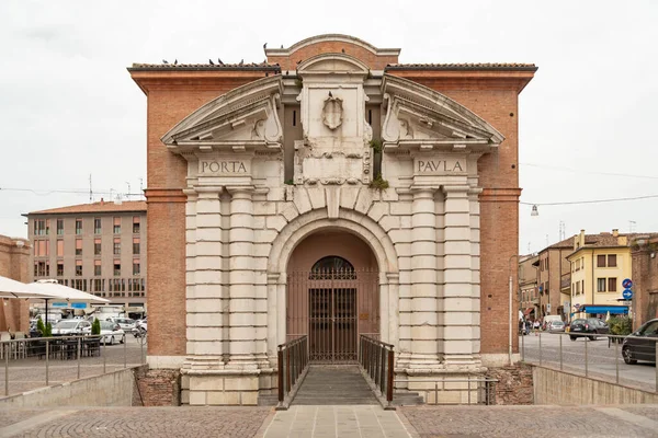 Ferrara Italia Junio 2017 Porta Paola Centro Histórico Ferrara Emilia — Foto de Stock