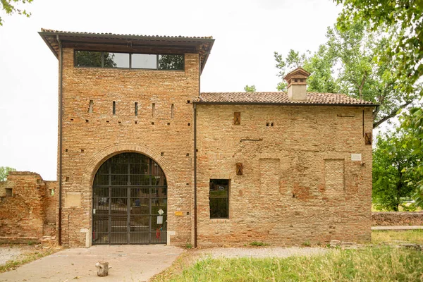 Ferrara Italien Porta Degli Angeli Antikes Stadttor Emilia Romagna Italien — Stockfoto