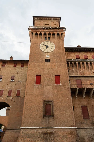 Vista Dia Castelo Estense Ferrara Emilia Romagna Itália — Fotografia de Stock