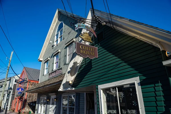 Kennebunkport Março 2019 Nice View Small Harbour Kennedy Bunkport South — Fotografia de Stock