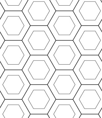 Altıgenli kusursuz desen.