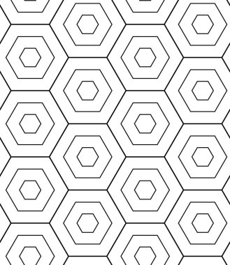 Altıgenli kusursuz desen.