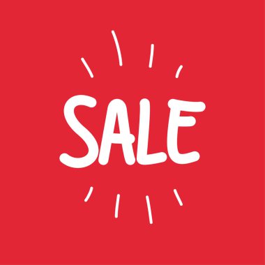 İndirimli El Harfleri Tasarım Şablonu.