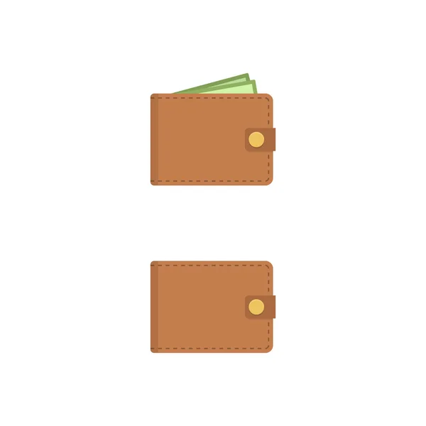 Wallet vector icon — Stock Vector