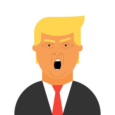Donald Trump vektör simgesi