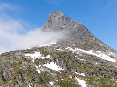 Norveççe Dağları The Troll Road yakınında