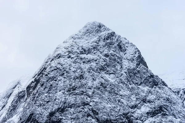 Snowy West Noruega Peaks — Fotografia de Stock