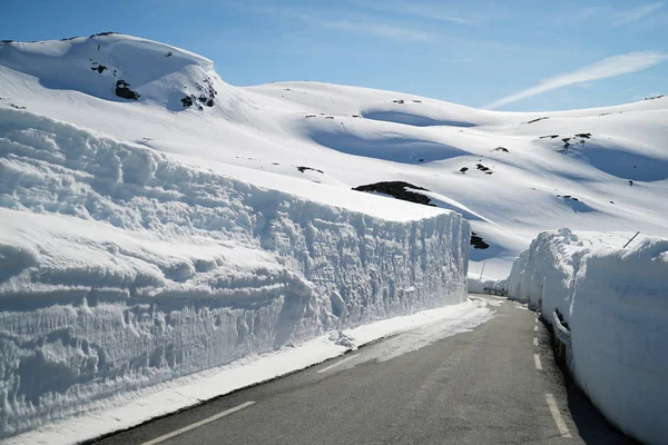 Norveç 'te kış yolu