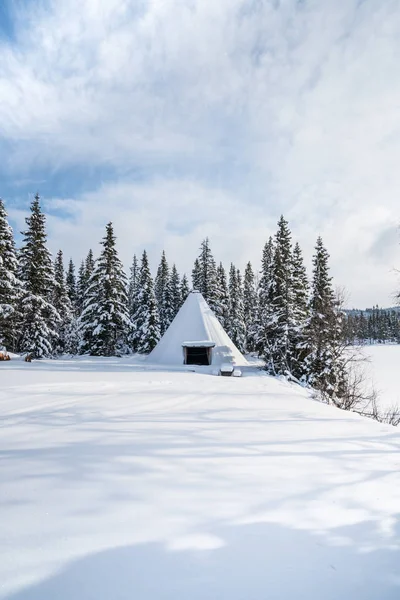 Winter Tent — Stock Photo, Image