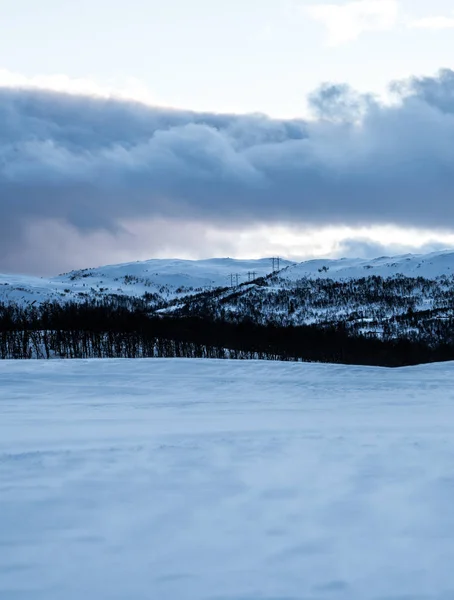 Vinter i östra Norge — Stockfoto