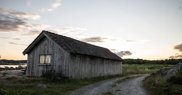 노르웨이에 오두막 — 스톡 사진
