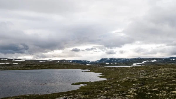 A região montanhosa de Hardangervidda — Fotografia de Stock