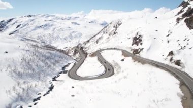 Haukeli dağın alan Norveç'te