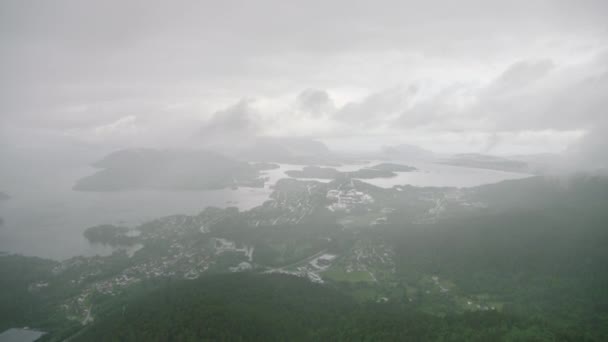 挪威西海岸城市阿莱宋德 — 图库视频影像