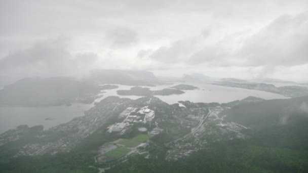 Norska West Coast City Ålesund — Stockvideo