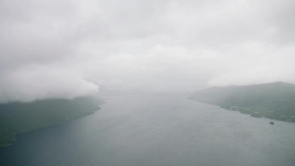 Wolken Entlang Der Norwegischen Westküste — Stockvideo