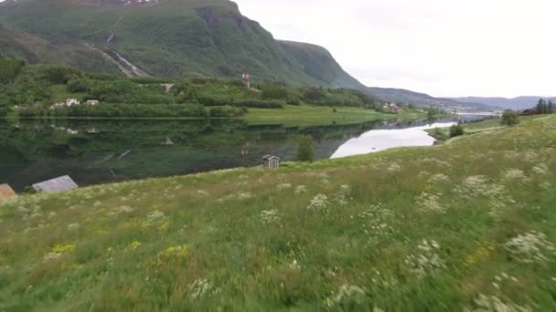 Norweskie Fiordy Zachodnim Wybrzeżu — Wideo stockowe