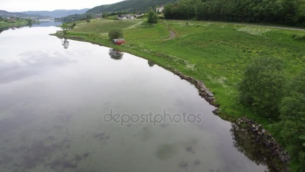 Norweskie Fiordy Zachodnim Wybrzeżu — Wideo stockowe