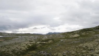 Hardangervidda'da dağın alan Norveç'te