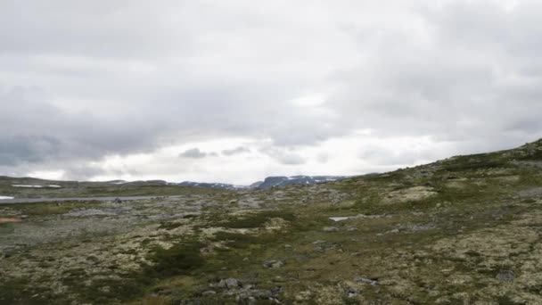 Area Montana Hardangervidda Norvegia — Video Stock