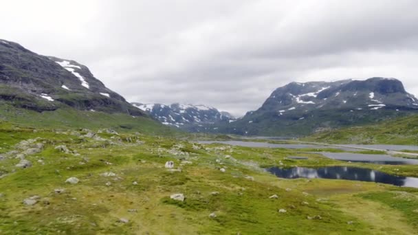 Haukeli Ορεινή Περιοχή Στη Νορβηγία — Αρχείο Βίντεο