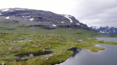 Haukeli dağın alan Norveç'te