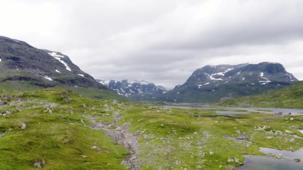 Haukeli Районі Гори Норвегії — стокове відео