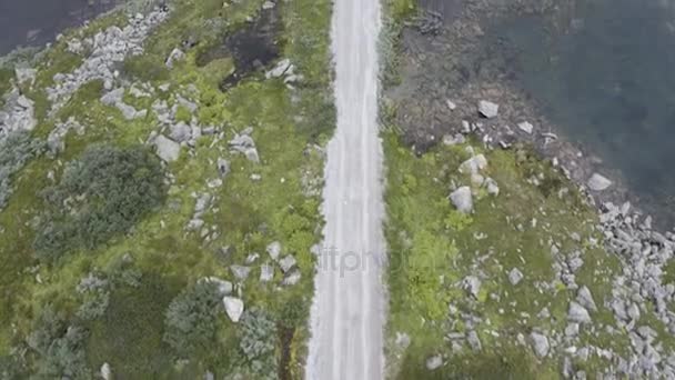 Área Rallarvegen Road Noruega — Vídeo de Stock