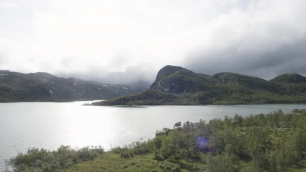 Район Rallarvegen Road Норвегии — стоковое видео