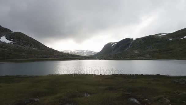 Área Rallarvegen Road Noruega — Vídeo de Stock