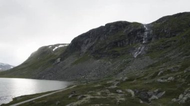 Rallarvegen yol alan Norveç'te