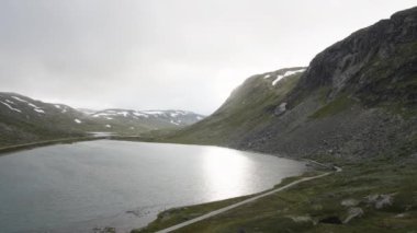 Rallarvegen yol alan Norveç'te