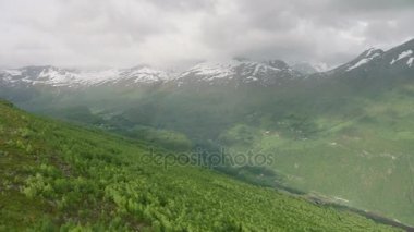 Dağ sırtı Batı Norveç'te