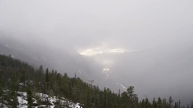 Şehir Rjukan Norveç'in Güney
