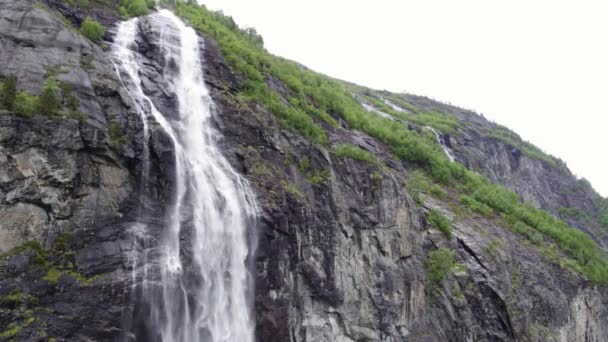 Waterfalls West Norway — Stock Video