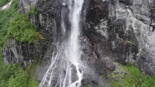 Waterfalls West Norway — Stock Video
