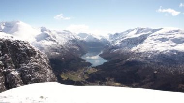 Loen dağ alan Norveç'te