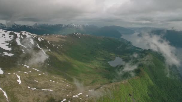 Горы Западной Норвегии — стоковое видео