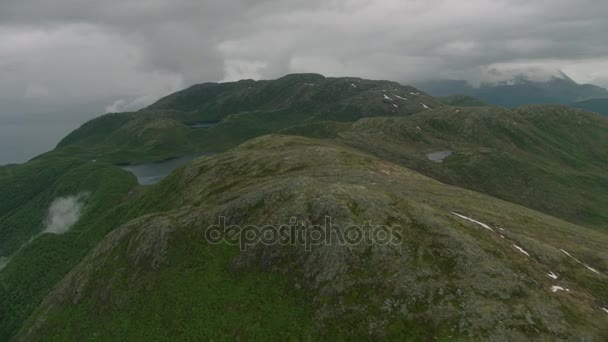 Batı Norveç Bölgede Dağlar — Stok video