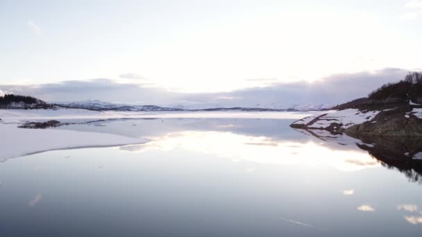 Inverno Sul Noruega — Vídeo de Stock