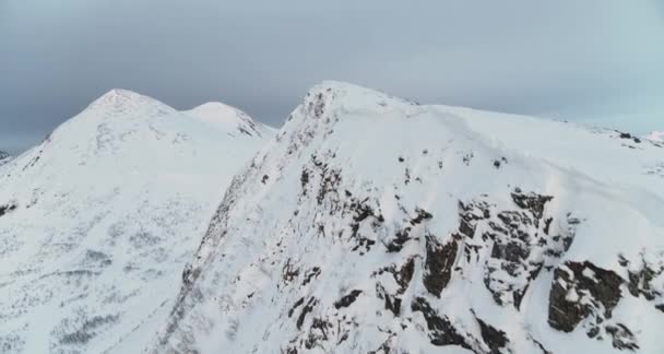 Winter Westen Norwegens — Stockvideo