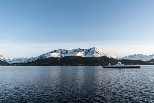 Westkust veerboot in Noorwegen — Stockfoto