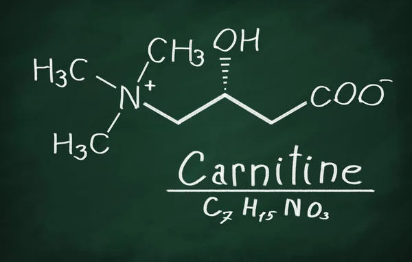 カルニチンの構造モデル — ストック写真