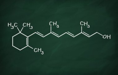 Vitamin A1 yapısal modeli
