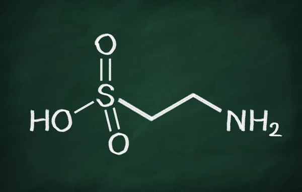 Structurele model van Taurine — Stockfoto