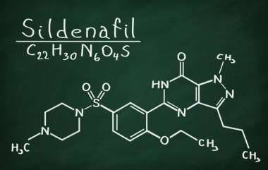 Sildenafil yapısal modeli